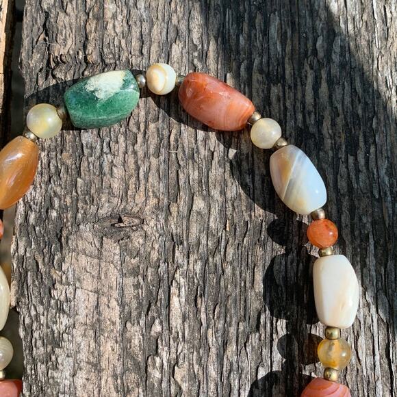 Vintage Multi Gemstone Necklace - Picture 4 of 4